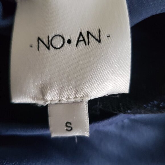 NO AN Long blue Slip Dress gown silky  Women's Ladies Size Small - Picture 3 of 11